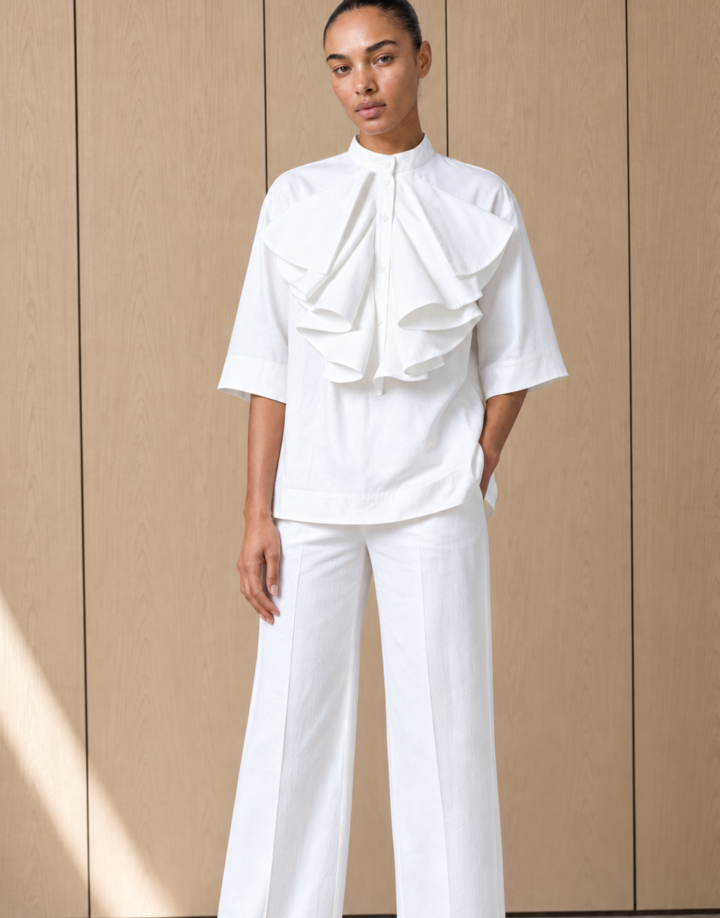 RUFFLE BLOUSE
